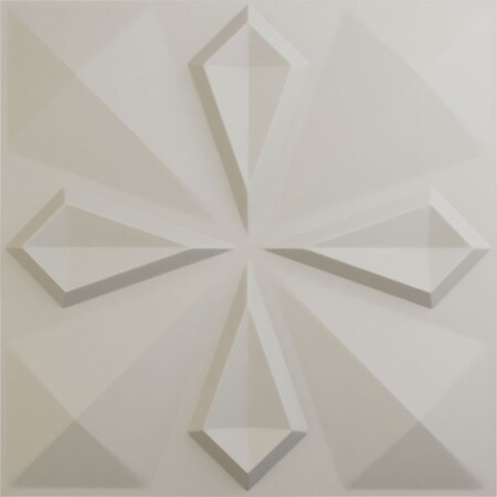 Ekena Millwork 19 5/8in. W x 19 5/8in. H Nikki EnduraWall Decorative 3D Wall Panel, Total 32.04 Sq. Ft., 12PK WP20X20NKGBW-CASE-12